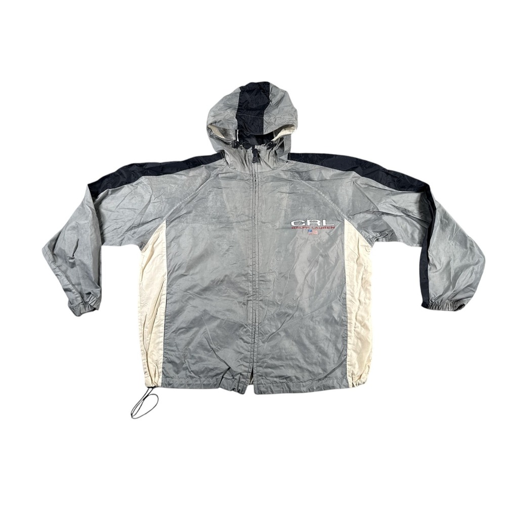 Chaps Ralph Lauren‎ Windbreaker Jacket Medium Color Block LRG Y2K Yacht Sailing
